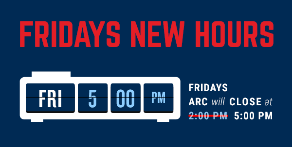 FRIDAY CLOSE 5PM
