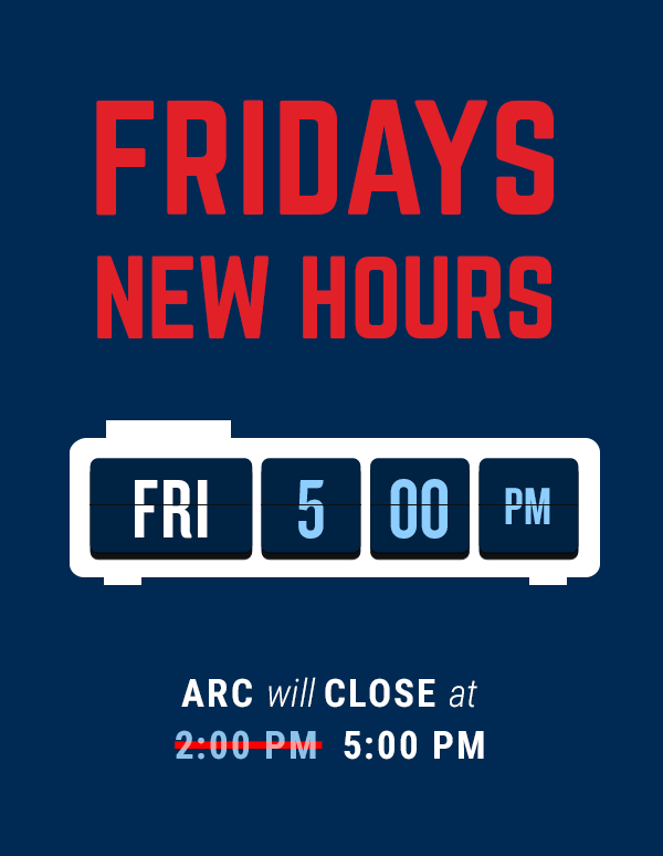 FRIDAY CLOSE 5PM
