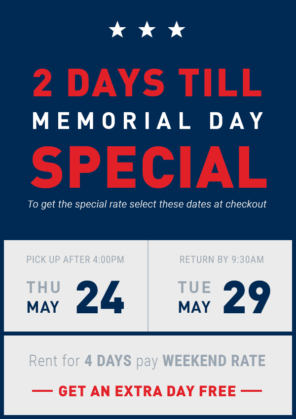 Memorial Day Special