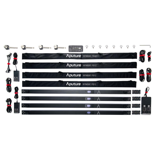 RENT Aputure Infinibar PB12 4' RGBWW LED Pixel Bar 4 light Kit
