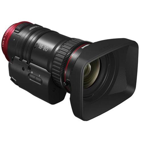 レンズ(ズーム) Canon CN-E18-80mm RENT Canon CN-E 18-80mm T4.4 COMPACT-SERVO Cinema Zoom Lens for