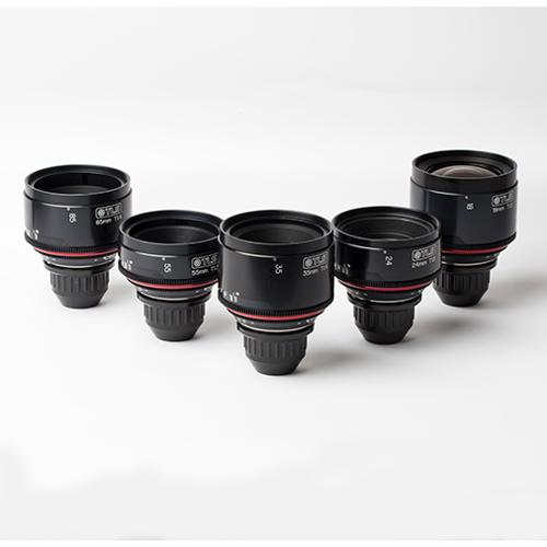 RENT Canon K-35 TLS Rehoused 5-Lens Kit w/18mm, 24mm, 35mm, 55mm