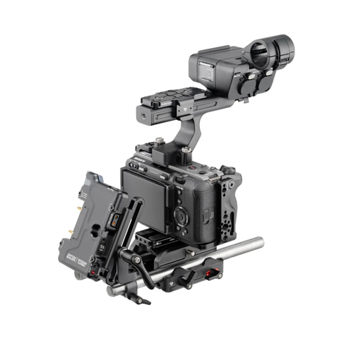RENT Sony FX3 Full-Frame Cinema Camera with Wooden Camera Cage Kit