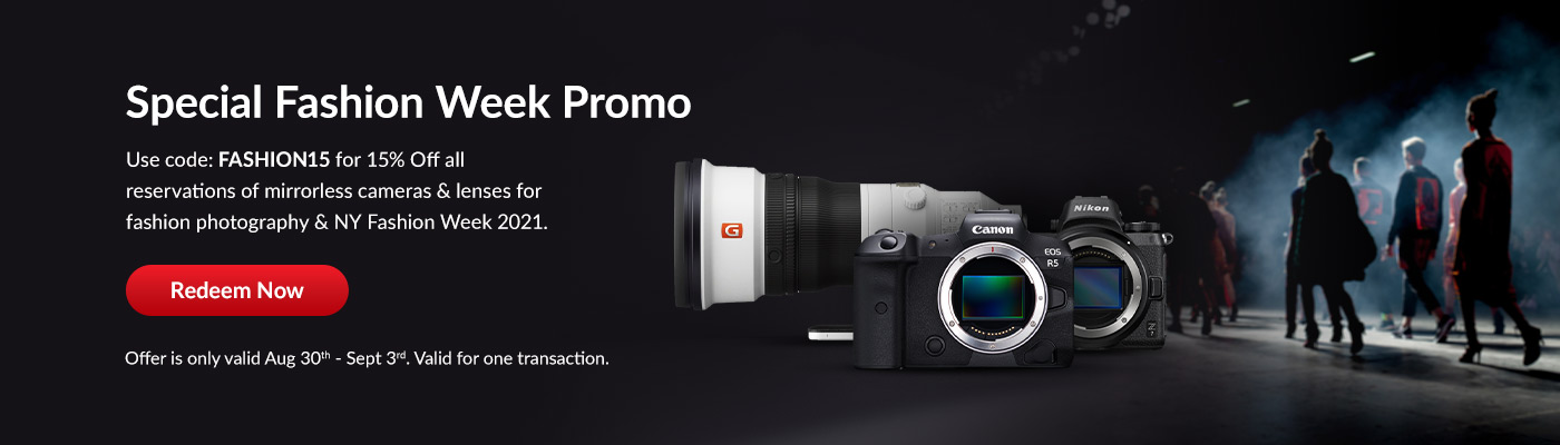 Special Offer 15% Off Mirrorless Cameras + Lenses